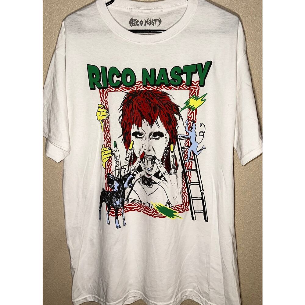 🔮 Rico Nasty “Pop-Art” Graphic Tee Size L